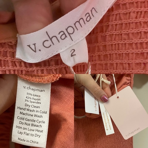 NWT V. Chapman Valerie Dress in Coral Apple‎ - 2 - Picture 11 of 13
